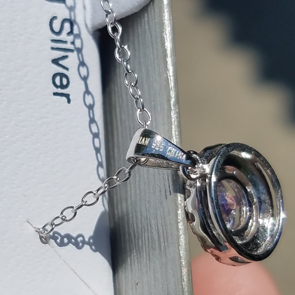 🎁 925 Sterling Silver Pendant & Necklace - Picture 7 of 7